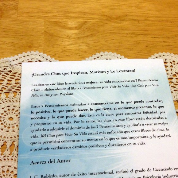3 for $10 book sale! Espanol - 365 Citas para Vivir Su Vida - Picture 5 of 6